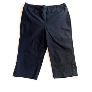 Denver Hayes Women's Black Capri Pants Size 14 x 20